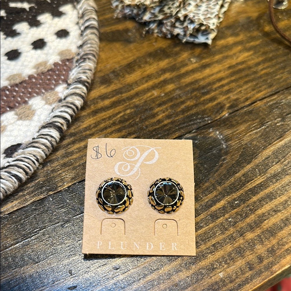 Plunder Leopard Print Earrings